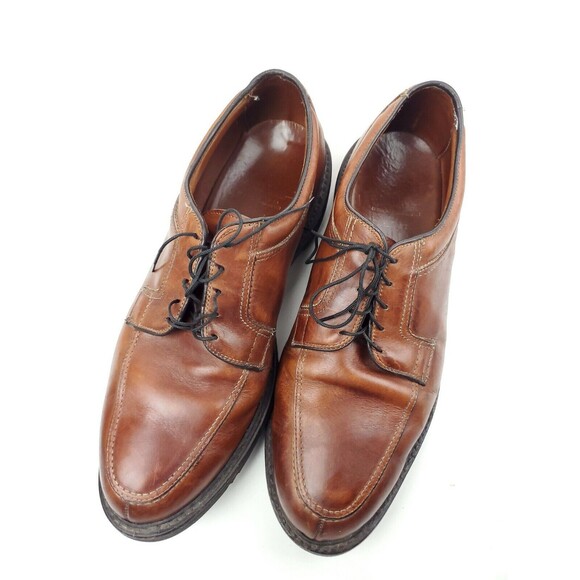 Allen Edmonds Men\'s Shoes Size 12 Wilbert Comfort Leather Oxfords Brown Casual